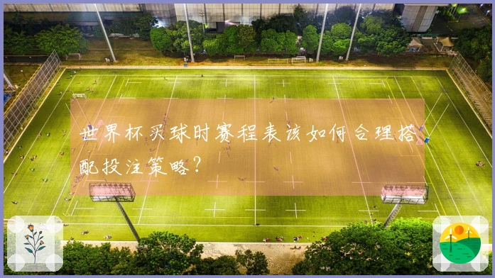 世界杯买球时赛程表该如何合理搭配投注策略？